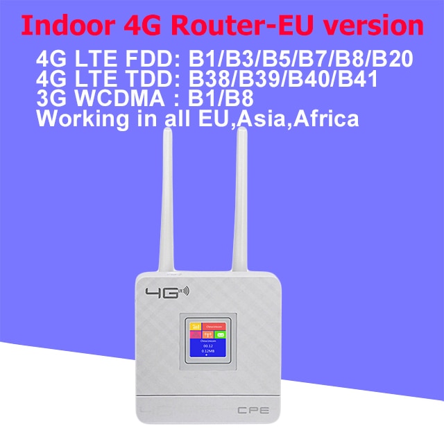 KuWFi Waterproof Outdoor 4G WiFi Router 150Mbps CAT4 LTE Routers 3G/4G SIM  Card Router Modem for IP Camera/Outside WiFi Coverage