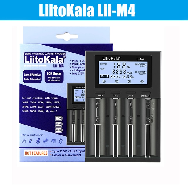 LiitoKala Lii-M4 lii-S8 Lii-PD4 lii-500S lii-500 lii-600 3.7V 