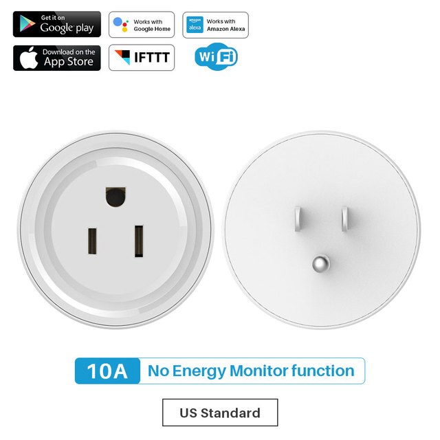 16A Zigbee / WiFi Smart Plug Socket With Power Energy Monitor EU