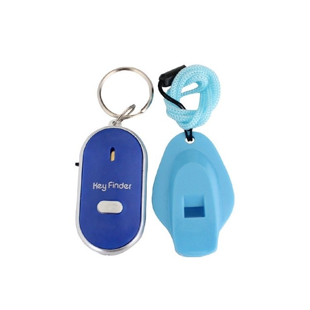 Smart LED Whistle Key Finder Flashing Beeping Sound Control Alarm