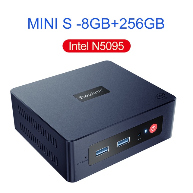 Beelink Mini S Windows 11 Celeron N5095 Mini PC DDR4 8GB 128GB 16GB 256GB  SSD Desktop Gaming Computer VS U59 GK MINI J4125