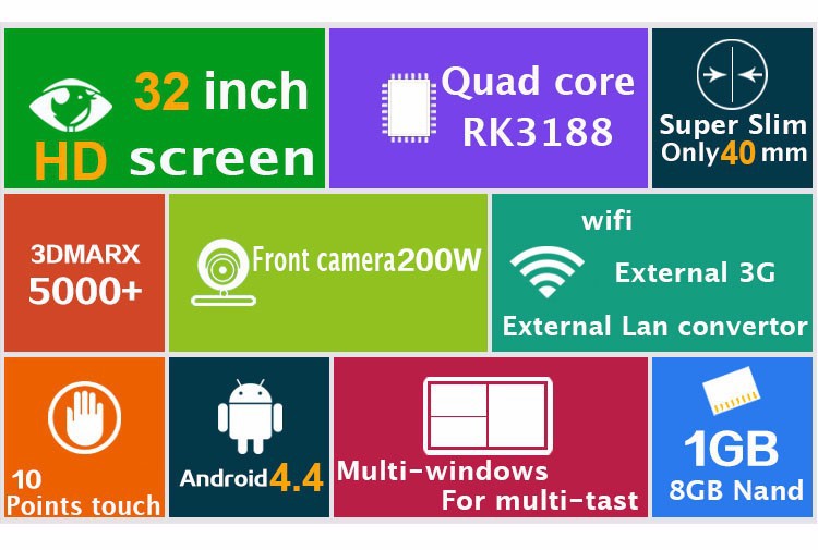 32 inch android kiosk full fuction