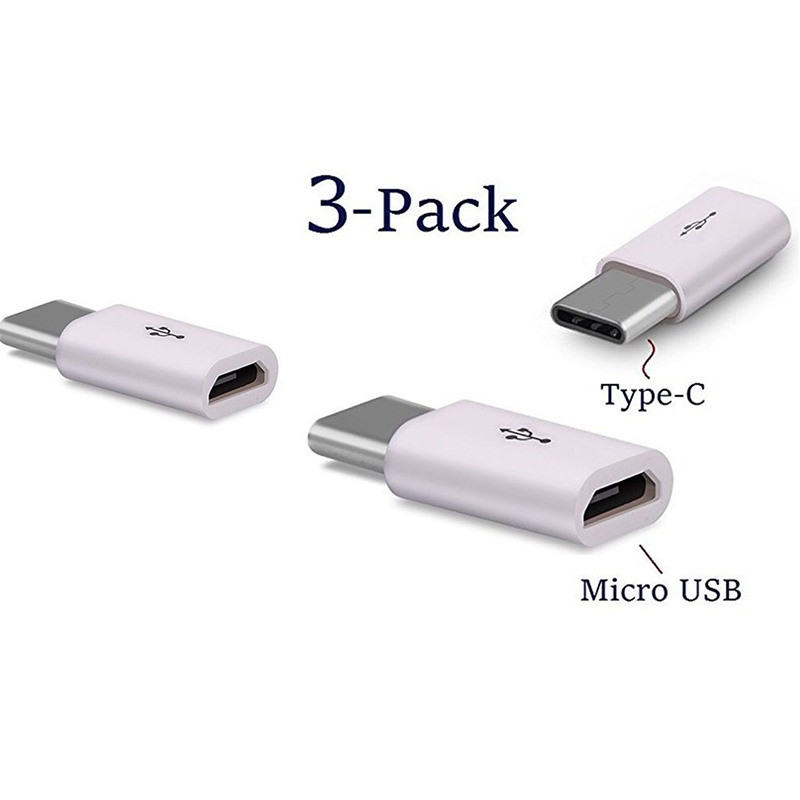 3PCS Converts USB Type-C to Micro USB Adapters for MacBook Pro ChromeBook Pixel Nexus 5X 6P Nokia N1 OnePlus 2 3 3T Accessories-1 (1)