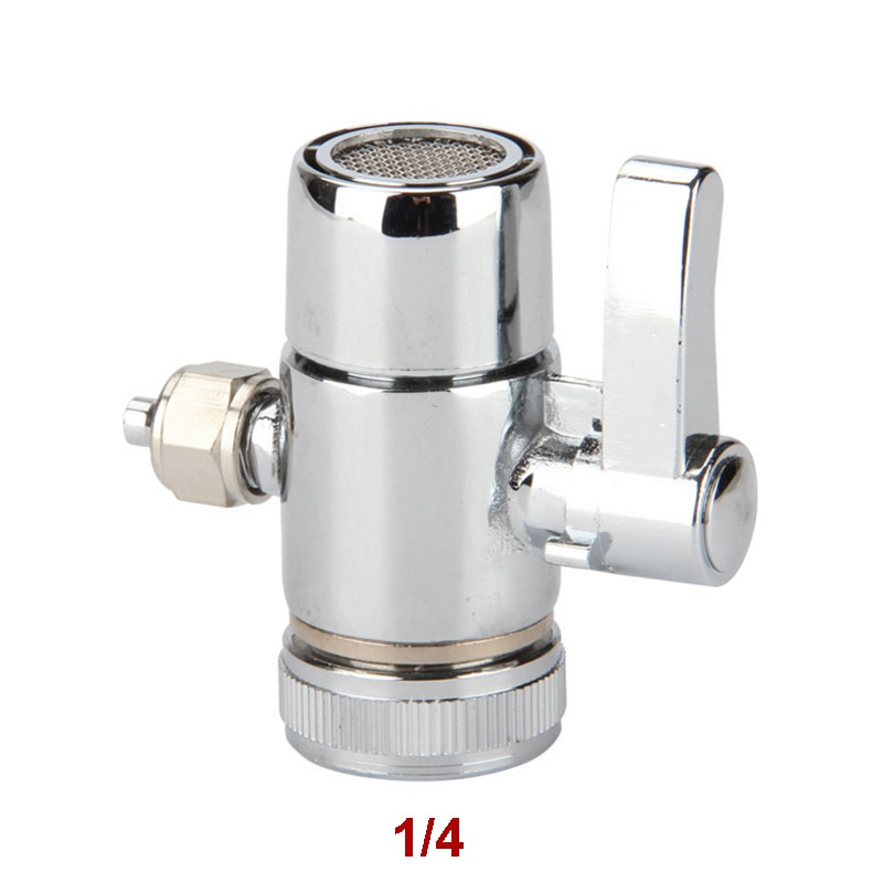 Faucet Adapter Diverter Valve Counter Top Water Filter 14 Tube Connector For Ro water Purifier System (2)