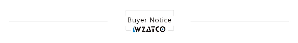 Buyer notice Projector