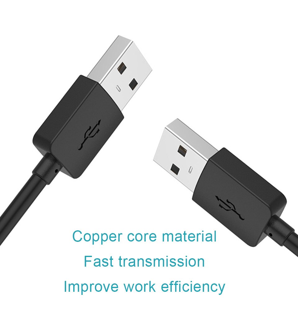 USB 2.0 Extension Cable 1m 2m 3m  USB to USB Cable Type A Male to Male  for Radiator Hard Disk Car Webcam MP3 Laptop Set Top Box (7)