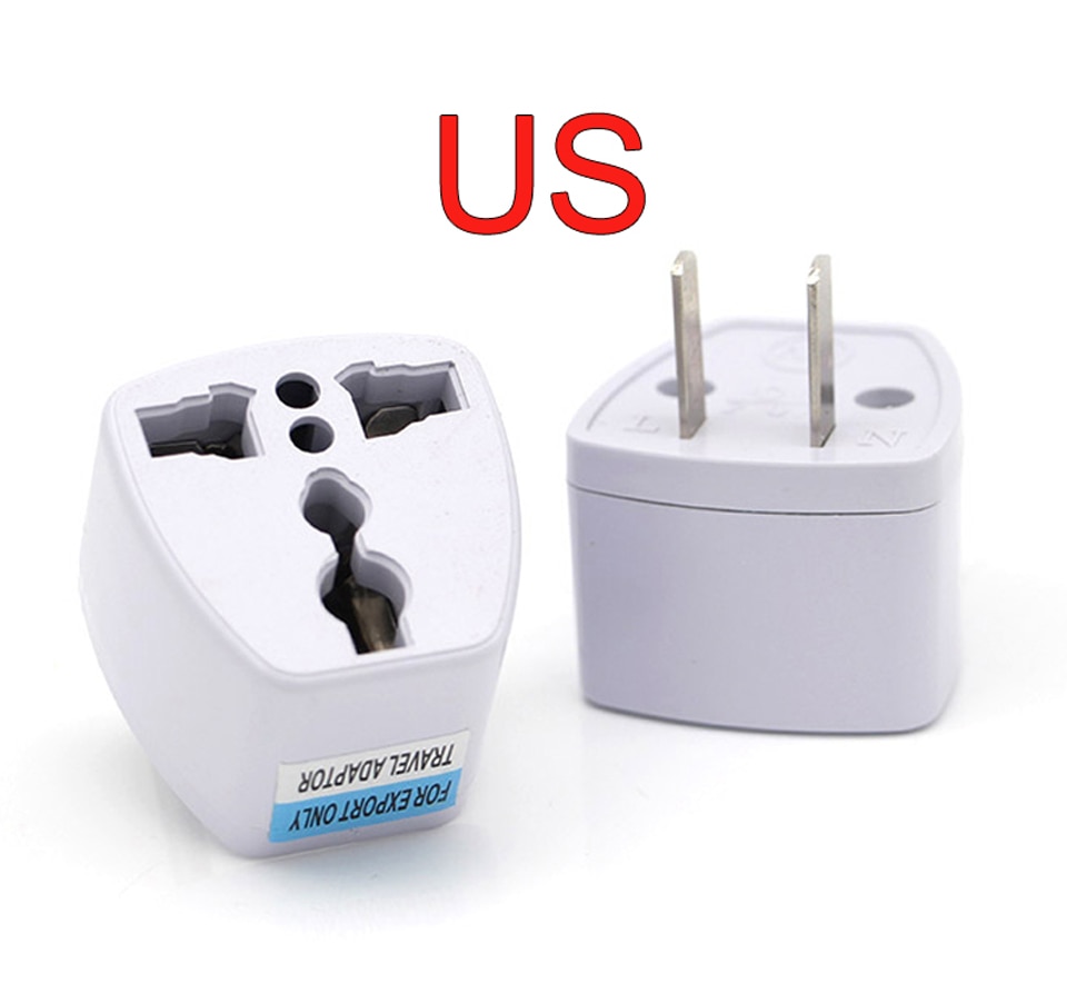 New Arrival 1 PC Universal UK US AU to EU AC Power Socket Plug Travel Electrical Charger Adapter Converter Japan China American (8)