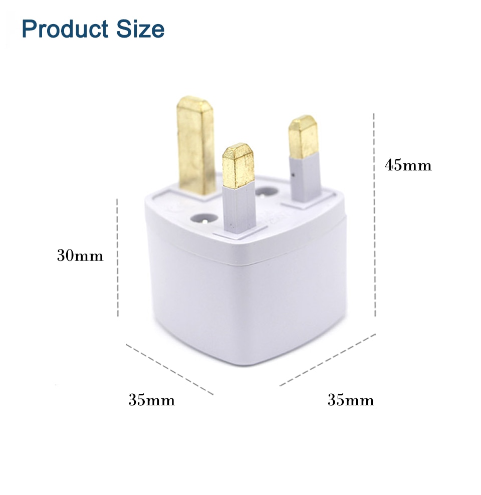 New Arrival 1 PC Universal UK US AU to EU AC Power Socket Plug Travel Electrical Charger Adapter Converter Japan China American (5)