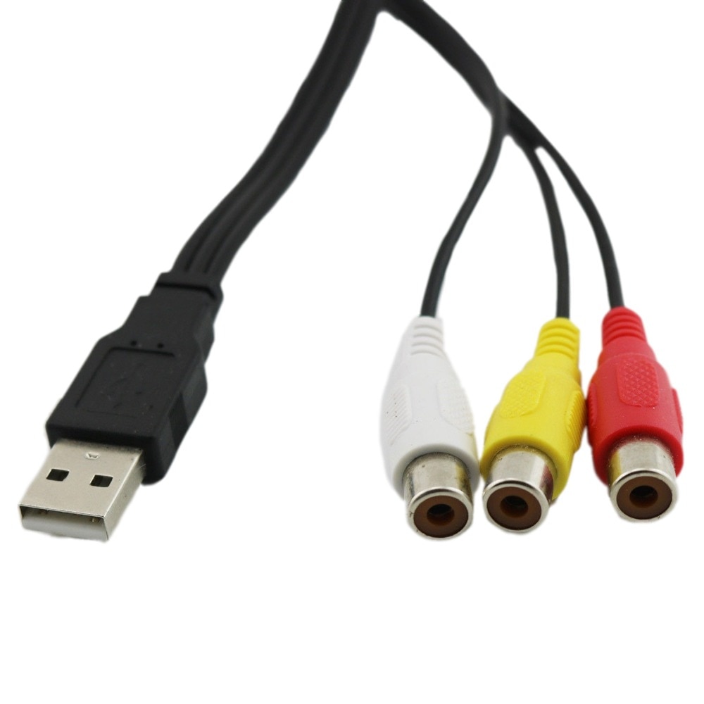 USB公转3个RCA母25厘米线 5