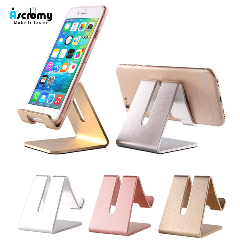 Ascromy Mobile Phone Holder Stand Desk Aluminum Metal Desk For Xiaomi iPhone XS Max XR X 8 7 6 iPad Samsung Tablet Phone Soporte (6)