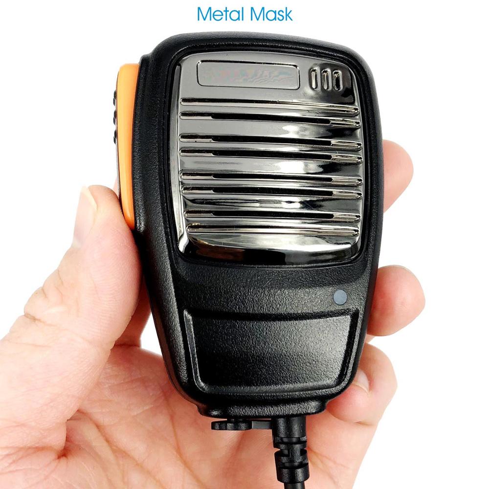Metal Mask 2 Pin Speaker Mic for Baofeng Kenwood 7