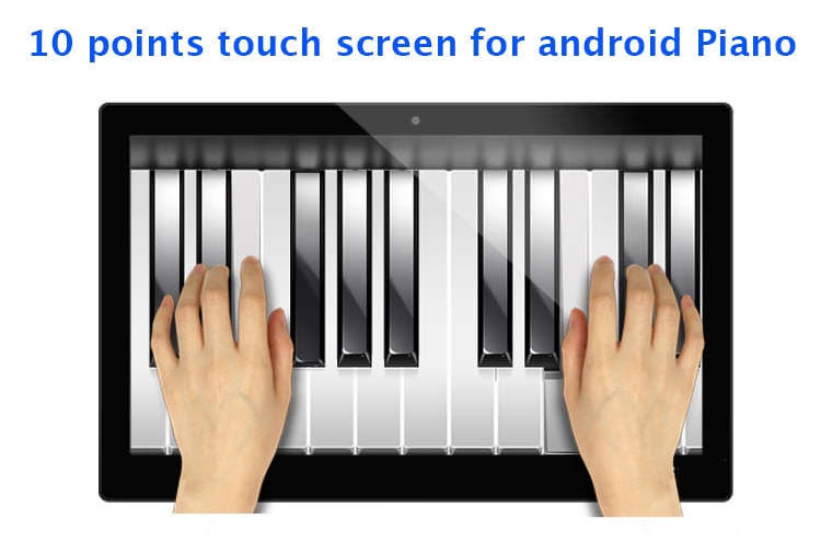15.6 inch android all-in-one pc piano