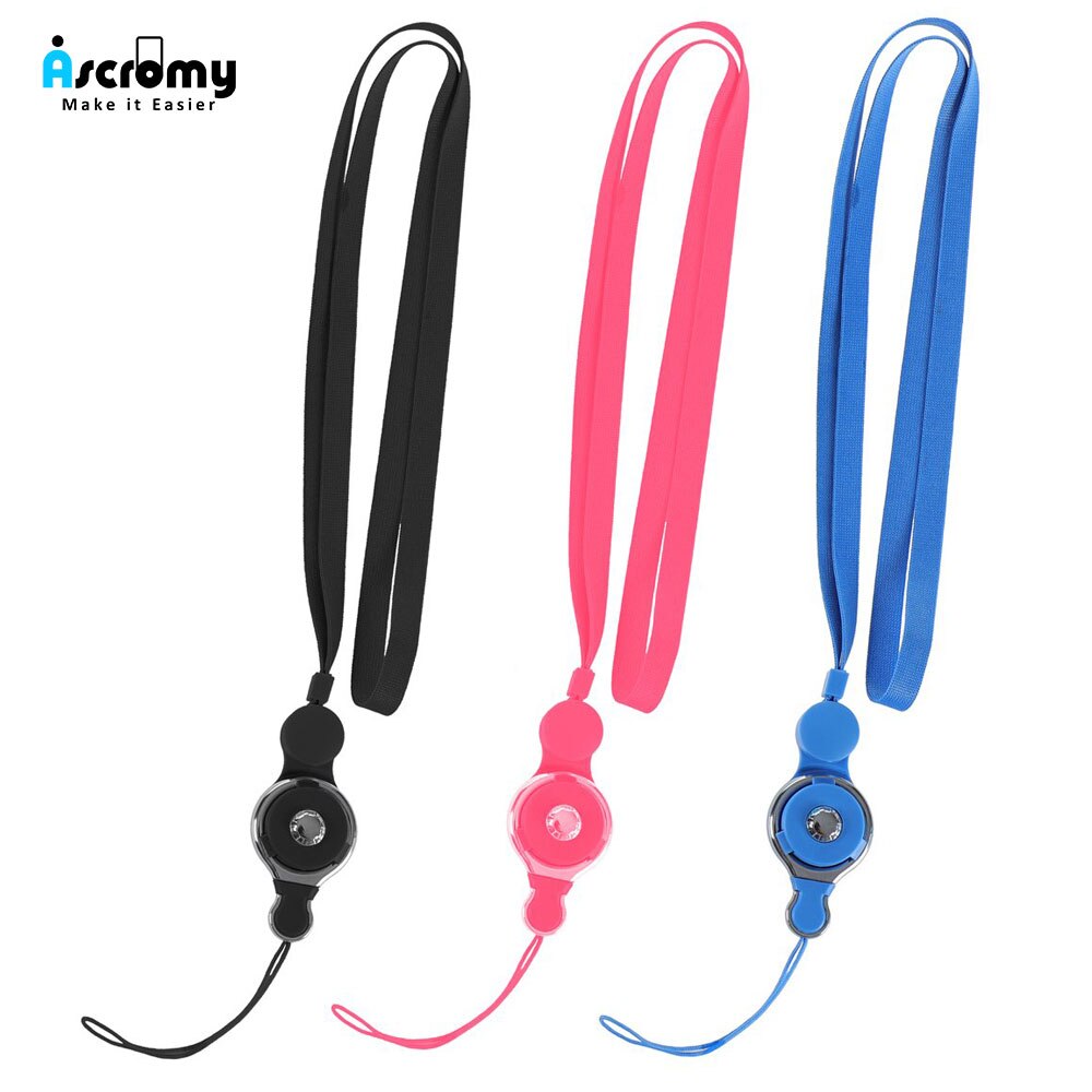 Ascromy Cell Phone Neck Lanyard Strap For Telephone iPhone ID Cards Badge Key Rope Necklace Holder keycord nekband Mobile Strap (1)