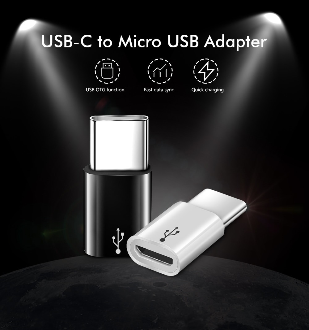 Ascromy Type C to Micro USB Adapter For Xiaomi Mi 8 A2 Mix 3 Mi8 SE Huawei P20 lite Honor 10 Pocophone F1 USB C Type-C Converter (1)