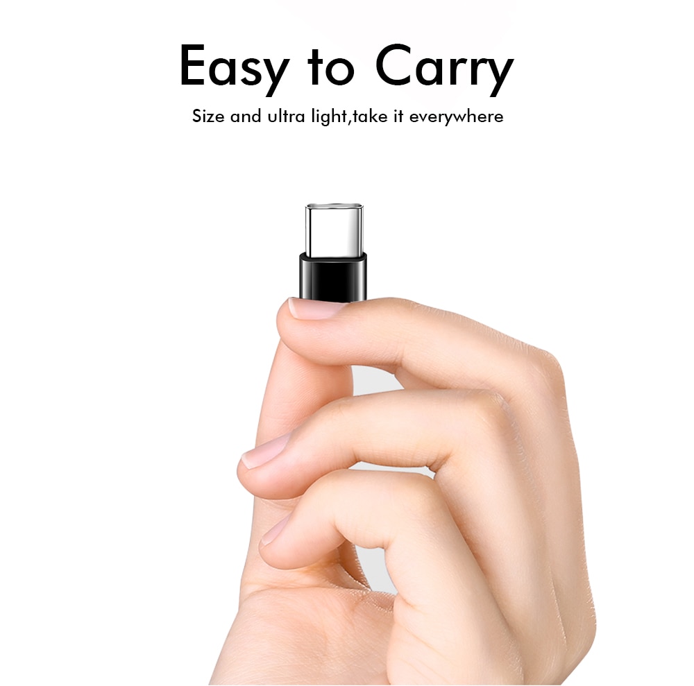 Ascromy Type C to Micro USB Adapter For Xiaomi Mi 8 A2 Mix 3 Mi8 SE Huawei P20 lite Honor 10 Pocophone F1 USB C Type-C Converter (2)