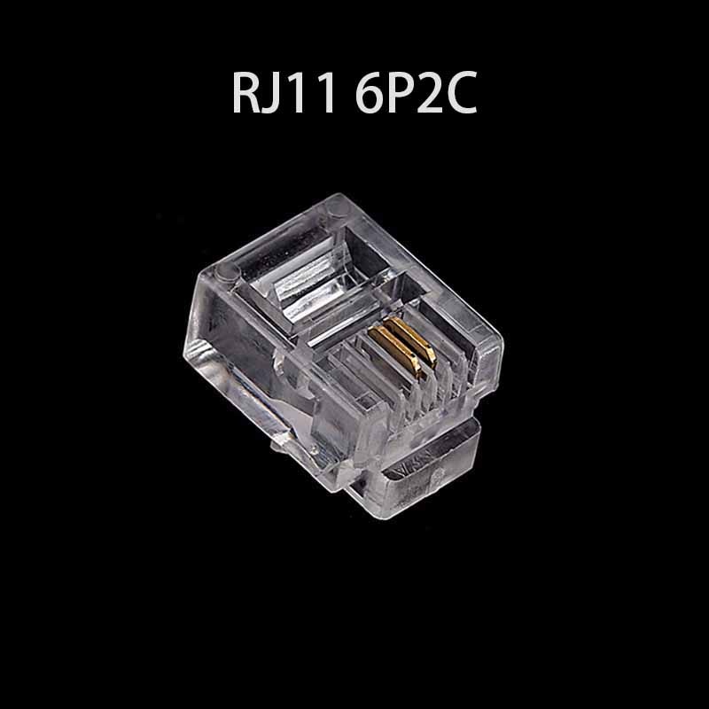 6Pin RJ11 RJ-11 6P6C 6P4C 6P2C Modular Plug Telephone Phone Connector  (2)