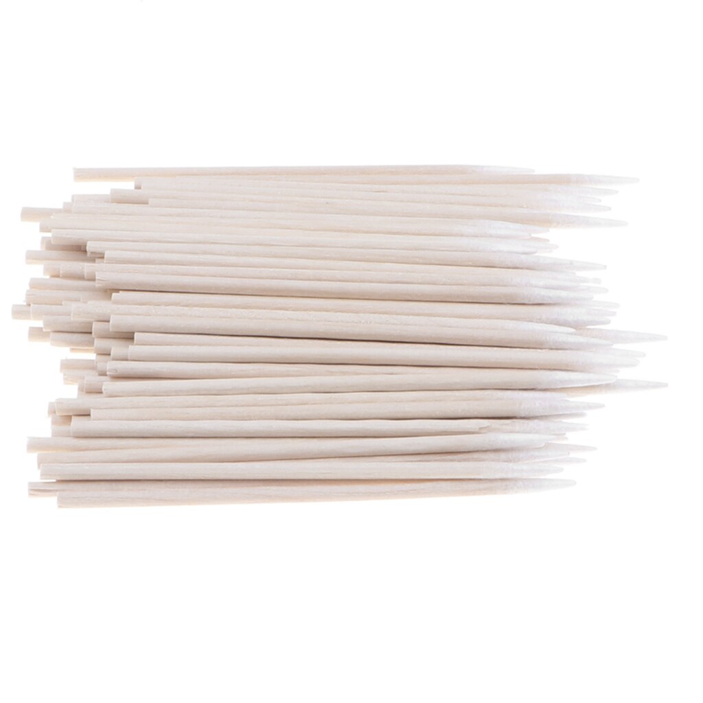 Natrual 100 Pcs Cotton Stick Clean Tool for AirPods jack iPhone Charge Port White Cotton Buds Tip Cleaning Tools