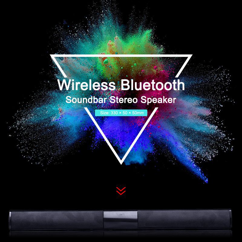 VTIN BS28B Wireless Bluetooth Soundbar Speaker TV Home Theater Soundbar Subwoofer with RCA 3D Stereo Surround Sound Speaker      (22)