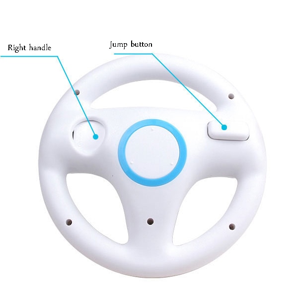 Steering Wheel For Nintend W ii M-ario Kart Racing Top Quality Games Remote Controller Game Racing Wheel for Nintendo Wii 2019 (13)