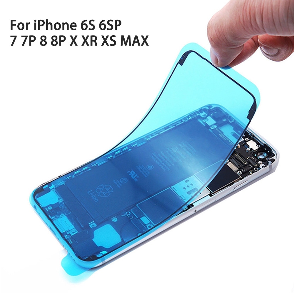 PINGZHENG 1pcs Waterproof Phone Sticker For iPhone 7 6s 8 Plus X XS MAX XR Sticker LCD Screen Tape Adhesive Glue Tape Repair Set (9)