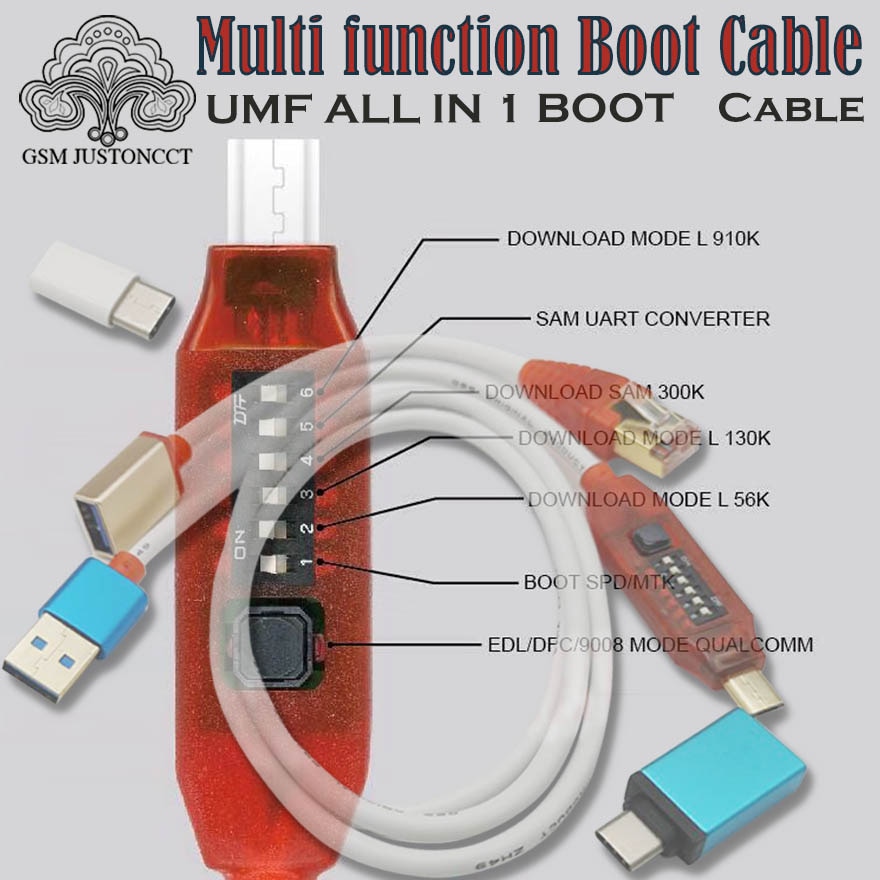 all in one boot cable - gsmjustoncct -C