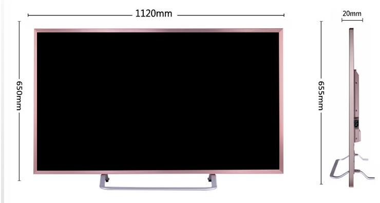 55in tv sizes