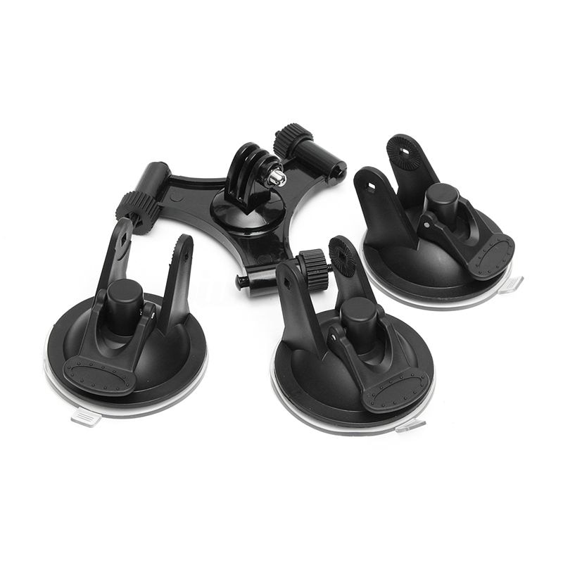 Car-Triple-Suction-Cup-Mount-Holder-Stand-Low-Angle-For-GoPro-SJCAM (3)