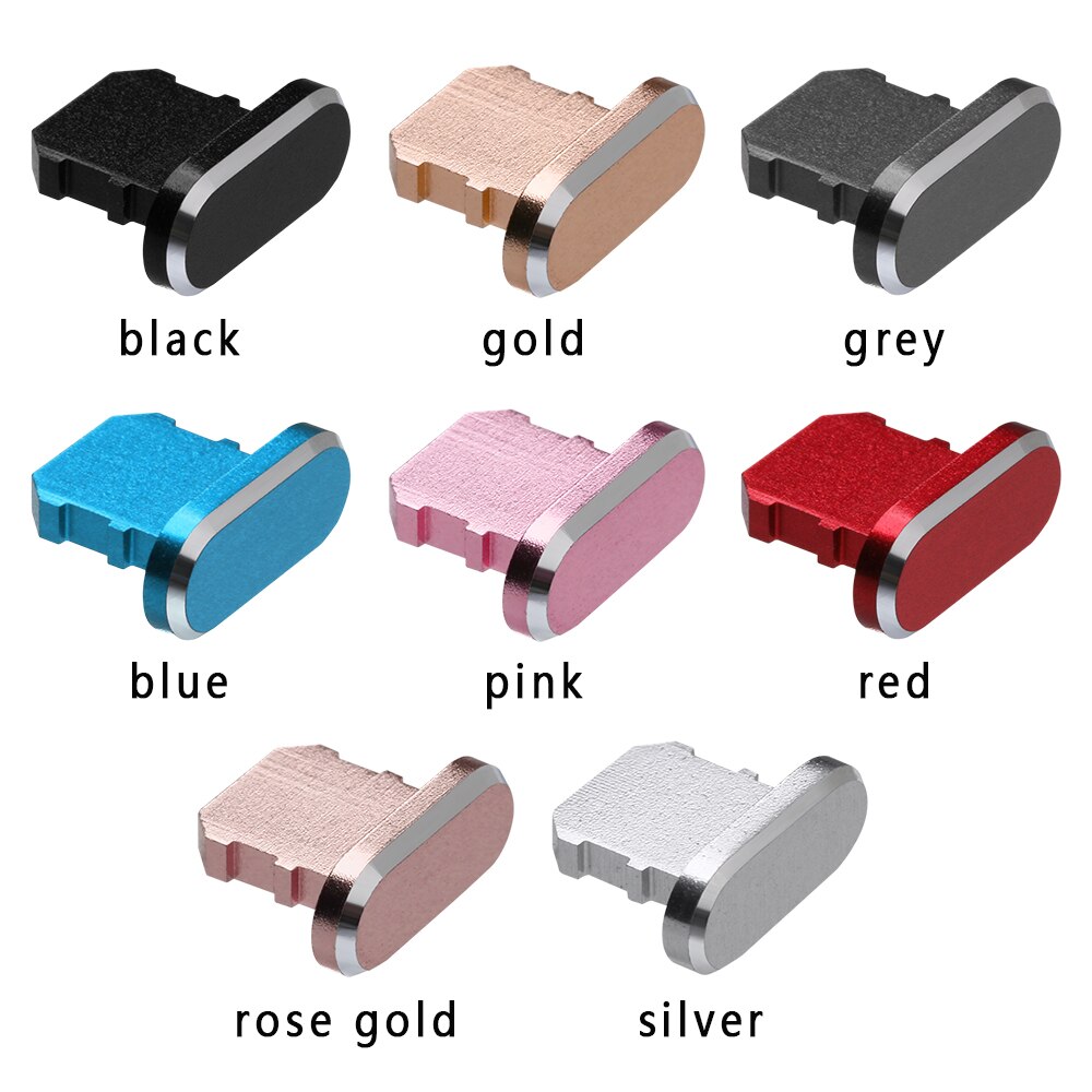 1PC-Colorful-Metal-Anti-Dust-Charger-Dock-Plug-Stopper-Cap-Cover-for-iPhone-X-XR-Max