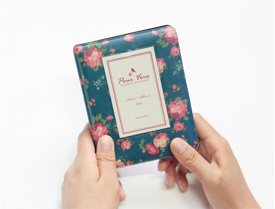 64-Pockets-Flower-Photo-Album-Wedding-for-3-Inch-Mini-Instant-Fuji-Instax-Polaroid-Name-Card
