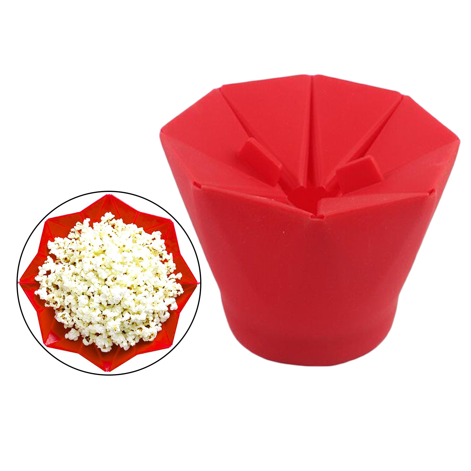 Microwave Popcorn Maker Collapsible Popcorn Baking Bowls Kitchen Gadgets Dishwasher-safe Household DIY Popcorn Popper