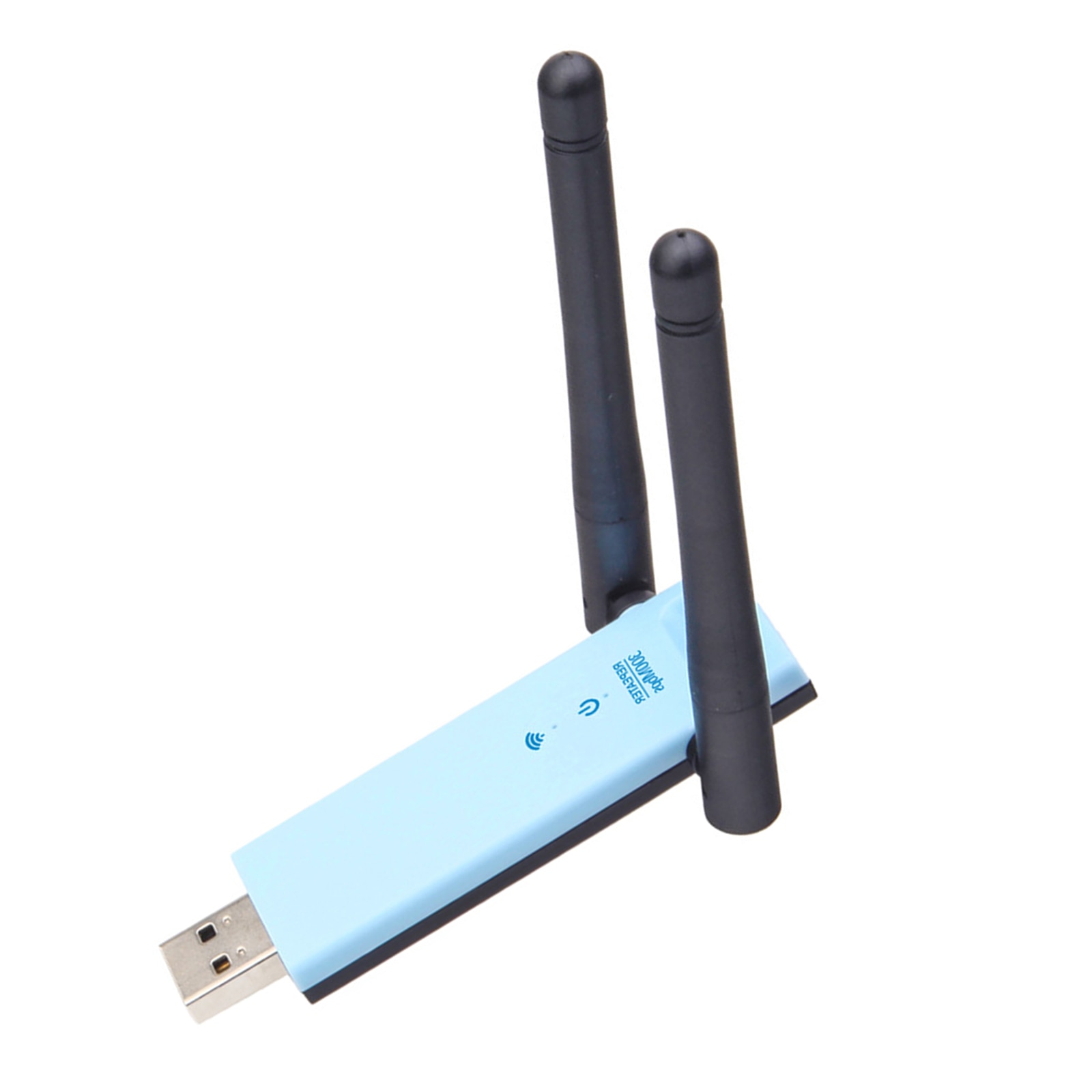 Wireless Repeater Dual Antenna Signal Amplifier Double Band Expansion USB WiFi Adapter for Laptop Access, etc. Home