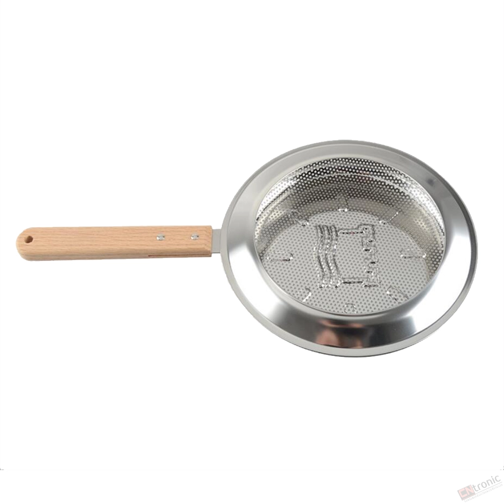 Home Hand Roaster Coffee Bean Stainless Steel With Wooden Handle