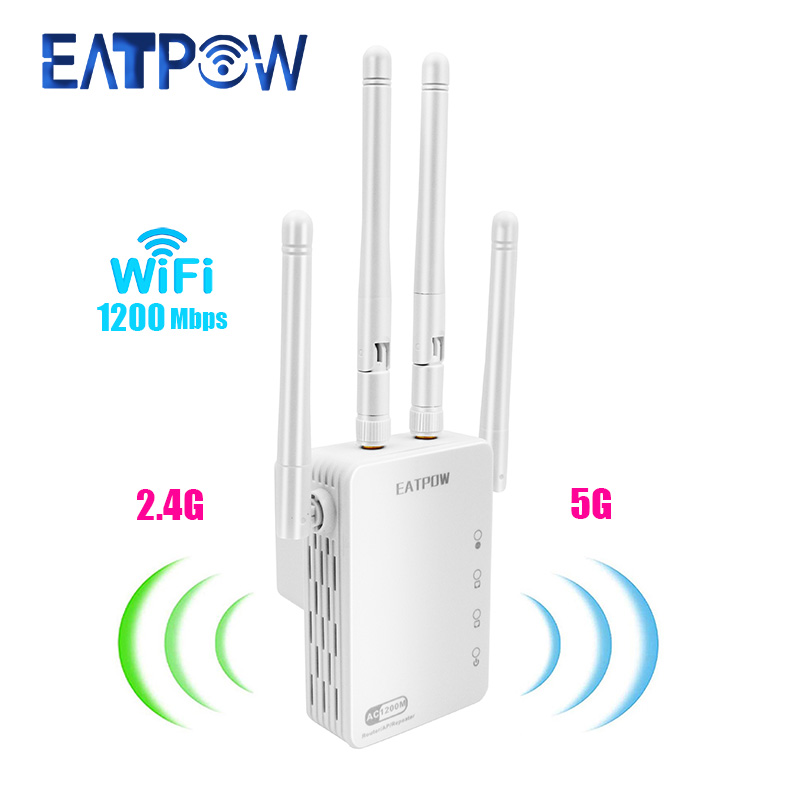 5Ghz Wireless WiFi Repeater Wi Fi Booster 2.4G 5G Wi-Fi Amplifier 300Mbps  1200 Mbps 5 ghz Signal WiFi Long Range Extender - Price history & Review