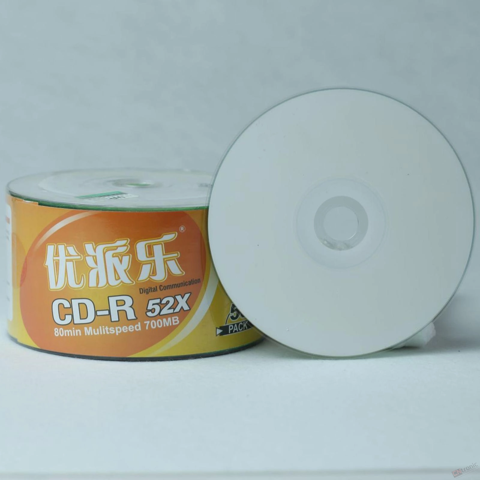 50Pcs Recordable Discs Blank Printable -R Discs 700MB for Data And Music