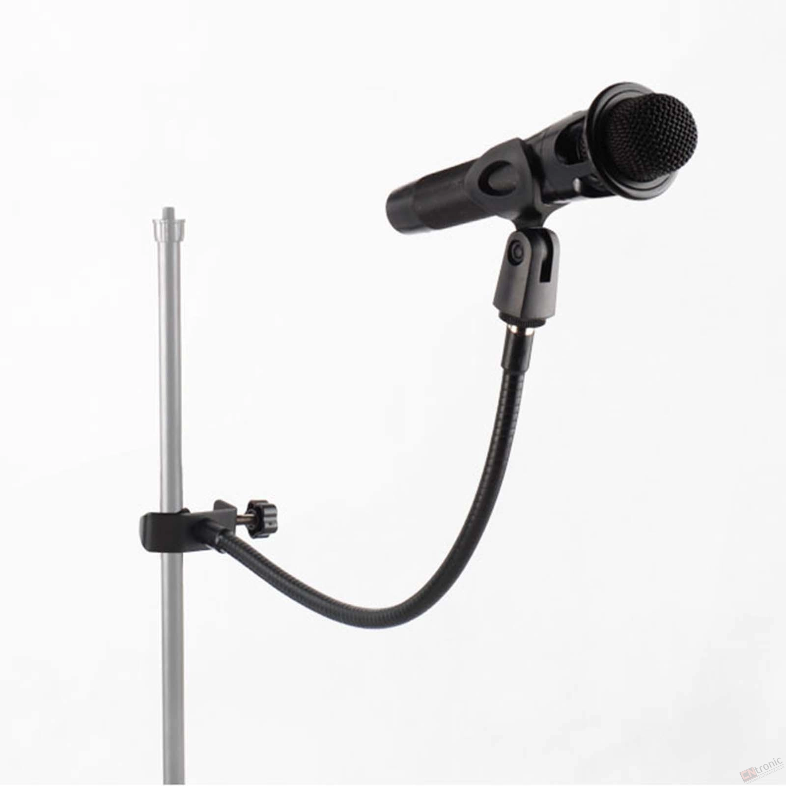 Microphone Stand,Flexible Gooseneck Desktop Mic Stands Holder with Heavy Duty Desk Clamp