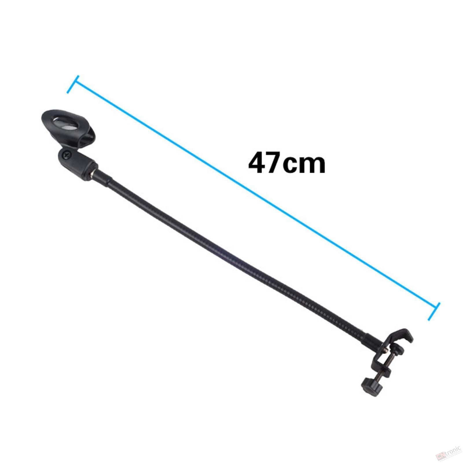 Microphone Stand,Flexible Gooseneck Desktop Mic Stands Holder with Heavy Duty Desk Clamp
