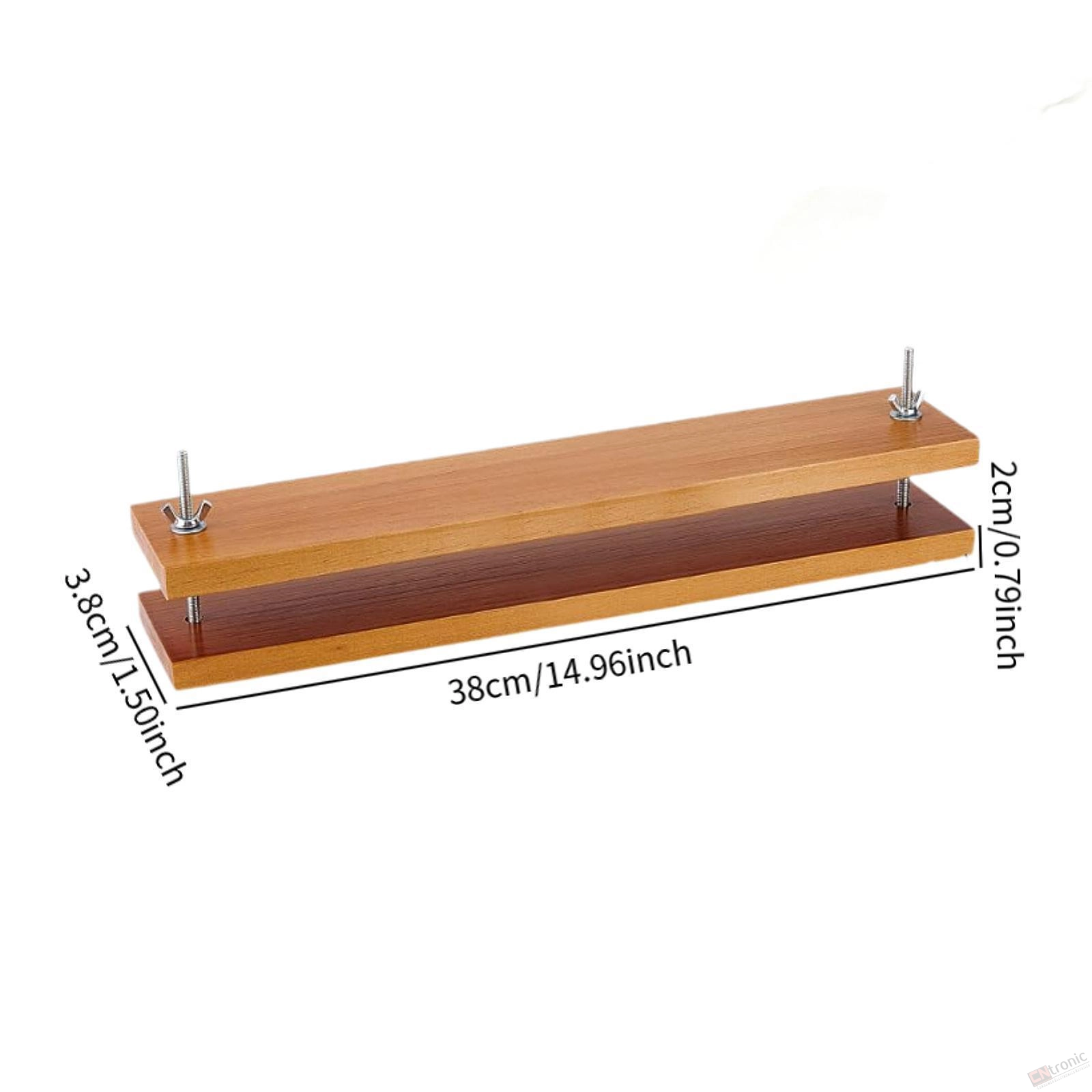 Wooden Bookbinding Press Convenient to Use Practical Wooden Book Press Binding Press for School Desktop Home Scrapbooking Tags