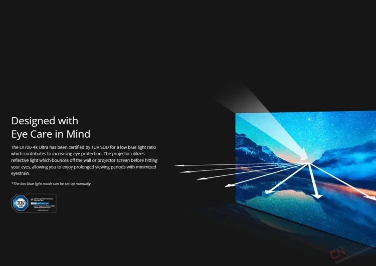 Viewsonic 4K Tri-Color Laser Projector LX700-4K Ultra 0.65