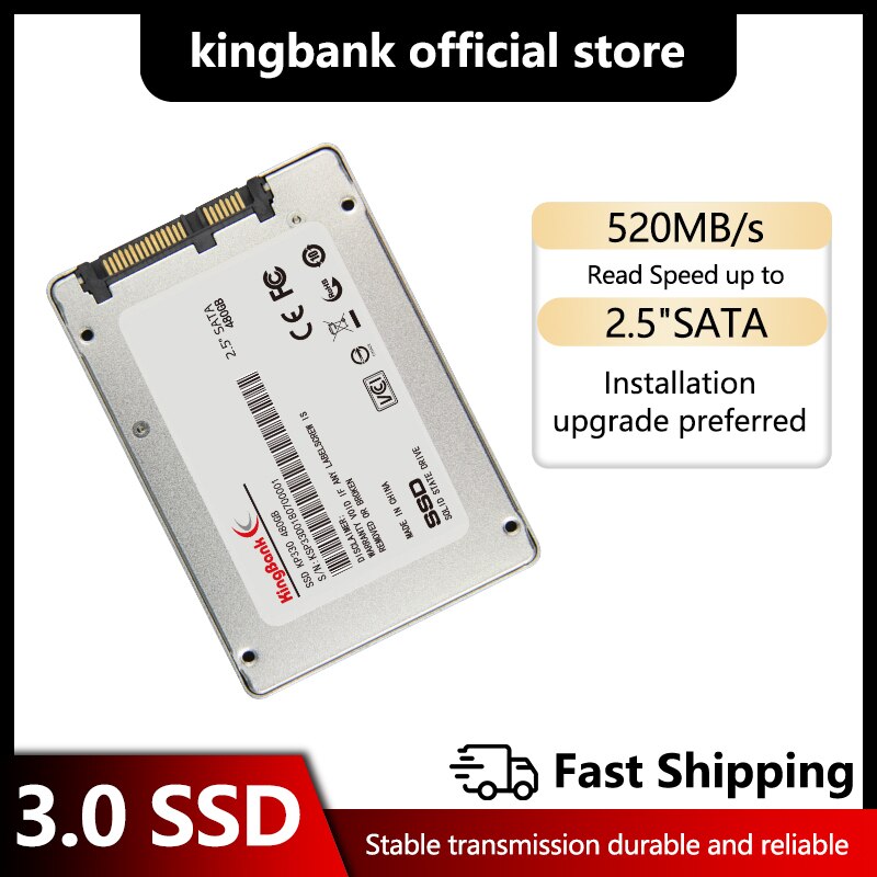 Kingbank SSD 1tb 120gb 240 gb 480gb 2tb SSD HDD 2.5'' SSD SATA SATAIII 512gb 256gb 128gb Internal Solid State Drive for Laptop