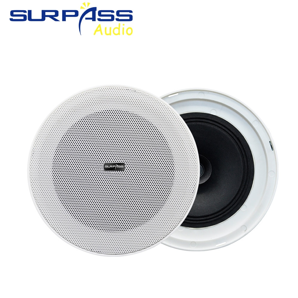 Framless Stereo In-Ceiling Speaker Mini Size Background Music Hearing Column Flush-mounted Smart Home Recessed Speakers