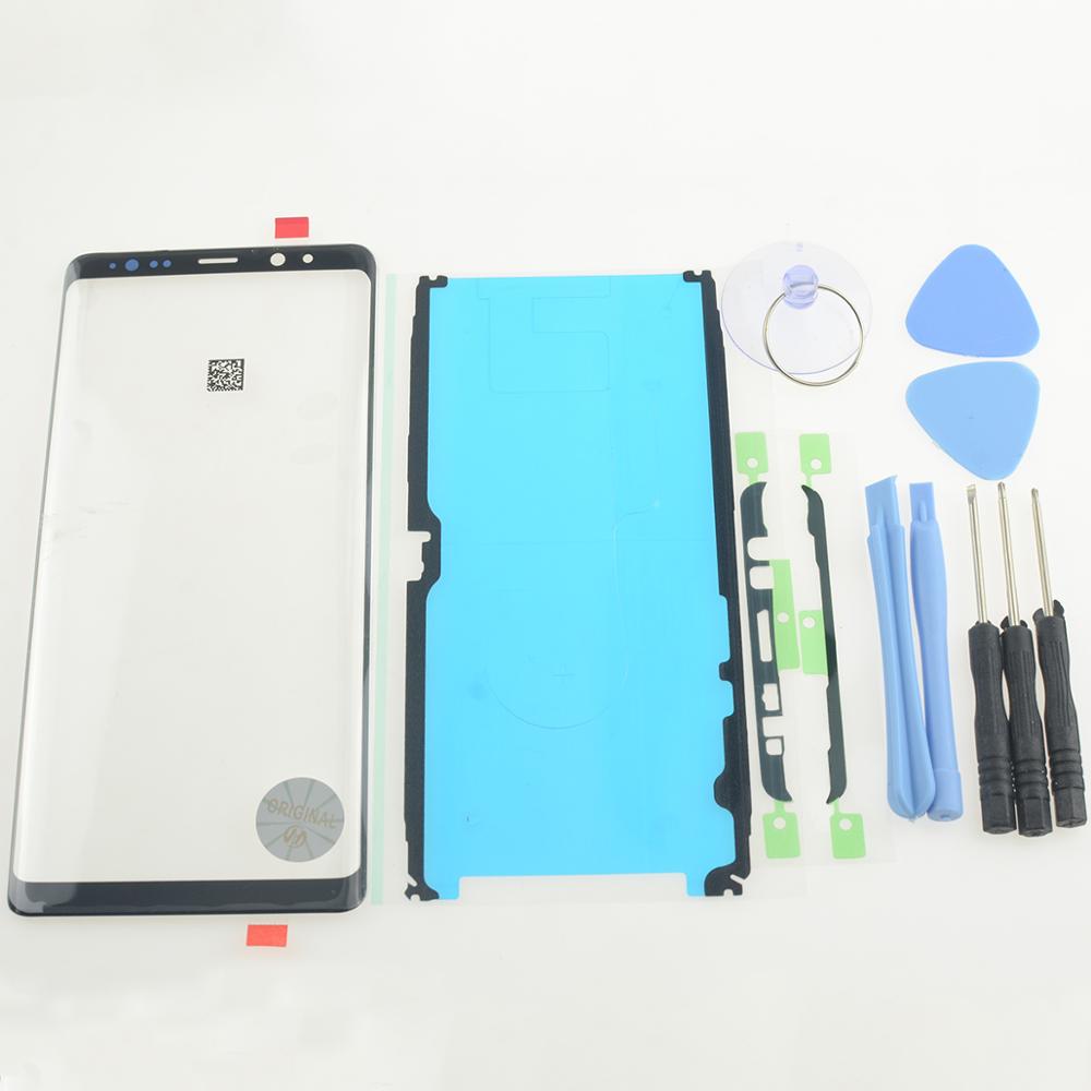 Front Screen Glass Repair Kits for Samsung Galaxy S8 S10 S9 Plus Note 8 9 10 LCD Touch Outer Glass Lens Replacement & Stickers