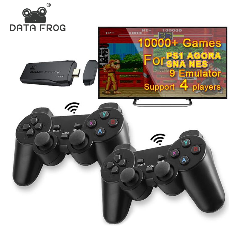 Data Frog Y3 Lite 10000 Games 4K Game Stick TV Video Game Console ...