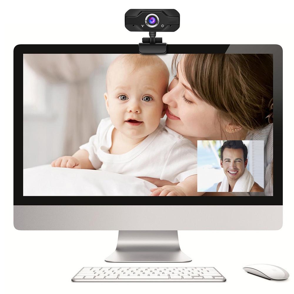 Webcam 1080P K68 High Definition Fixedfocus Webcam USB 2.0 Play Web Cam, Widescreen Video Web Camera with Microphone