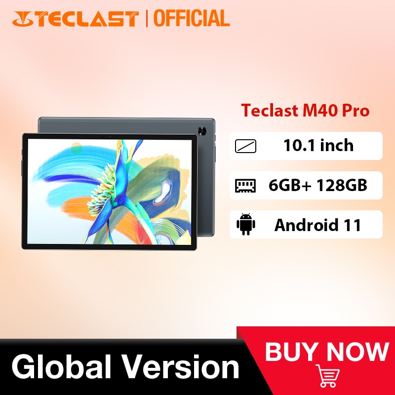 Teclast M40 Pro 10.1'' Android 11 Tablets 1920x1200 6GB RAM 128GB ROM UNISOC T618 Octa Core 4G Network Dual Wifi Tablet PC