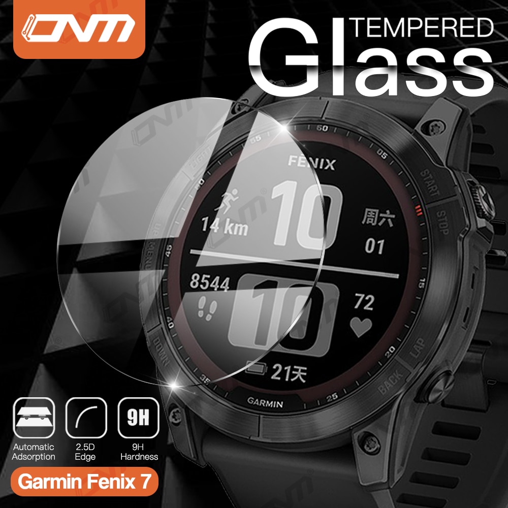 9H Premium Tempered Glass For Garmin Fenix 7 7S 7X 6 6S 6X Pro 5 5s Smart Watch Clear HD Screen Protector Film Accessories