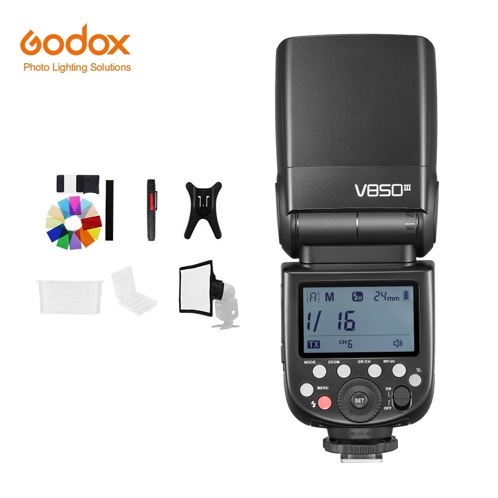 Godox V850III 76W 2.4G GN60 Wireless X System Li-ion Battery Speedlite for Canon Nikon Sony Pentax Olympus