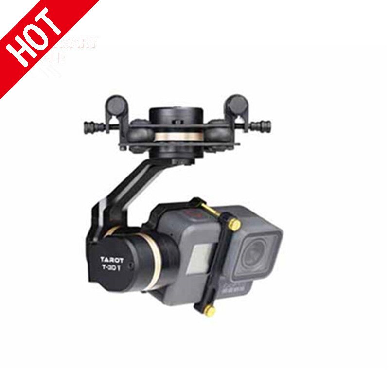 Tarot 3D V Metal 3 axis PTZ Gimbal for Gopro Hero 5 Camera Stablizer TL3T05 FPV Drone System Action Sport