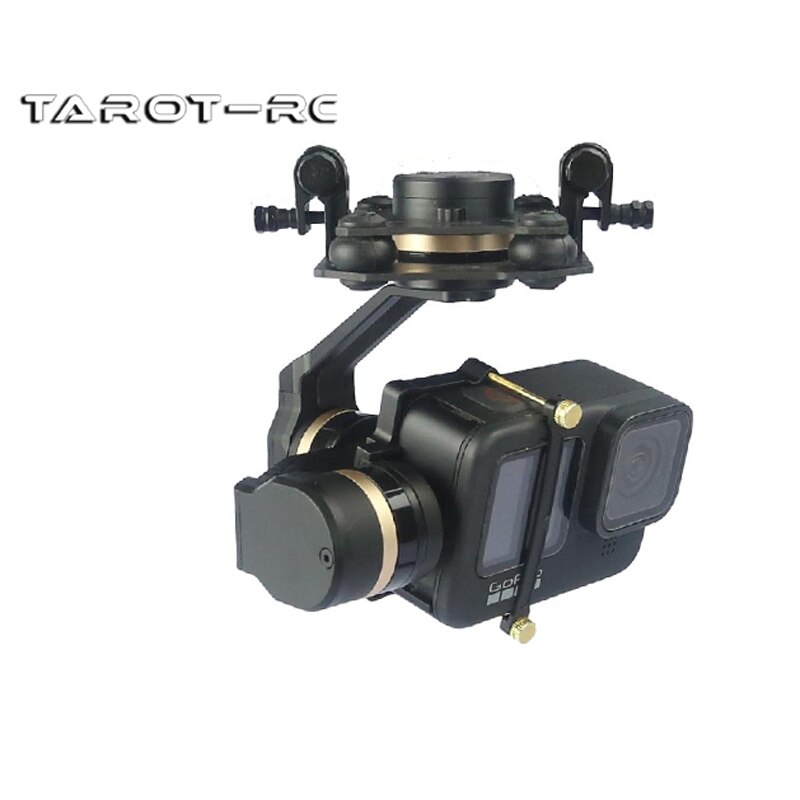 Tarot TL3T06 for Gopro Hero9 3D Metal 3-Axis Brushless Gimbal PTZ Stabilizer for FPV System Action Sport Camera