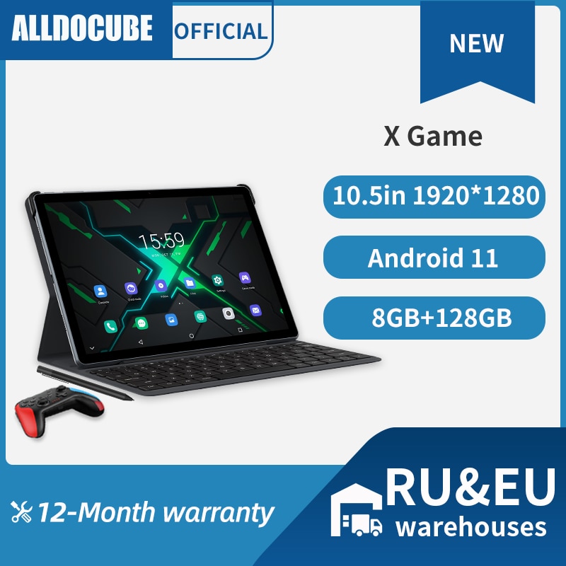 ALLDOCUBE X Game 10.5in Android 11 Octa Core Tablet PC 8GB LPDDR4 128GB ROM MediaTek P90 4G LTE Tablets 1920×1280px IPS