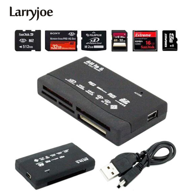 Larryjoe Newest Speed 2.0 Mini Micro SD T-Flash TF M2 USB Memory Card Reader Plastic USB Card Mini MFor Micro SD